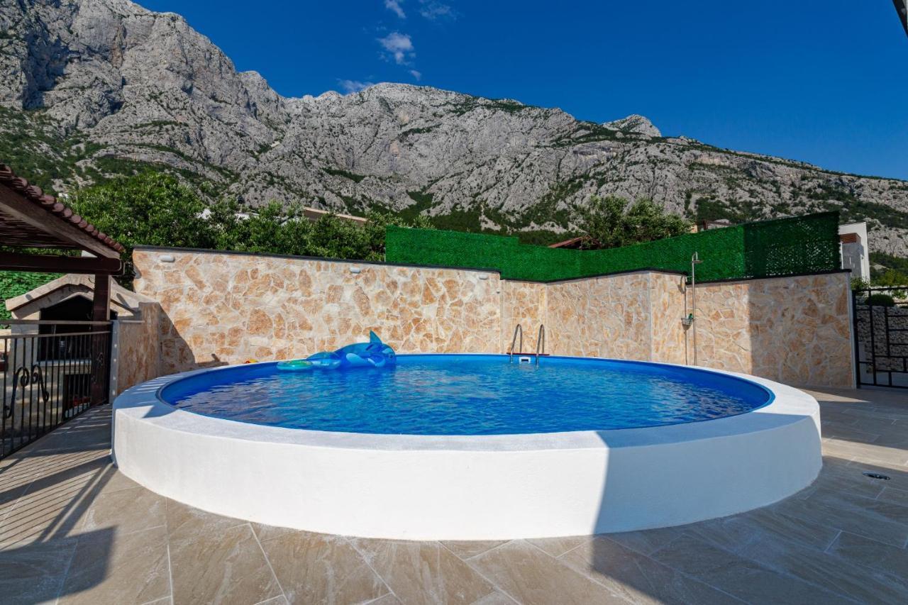 Navis Sea View Apartment With Pool Makarska Exterior foto