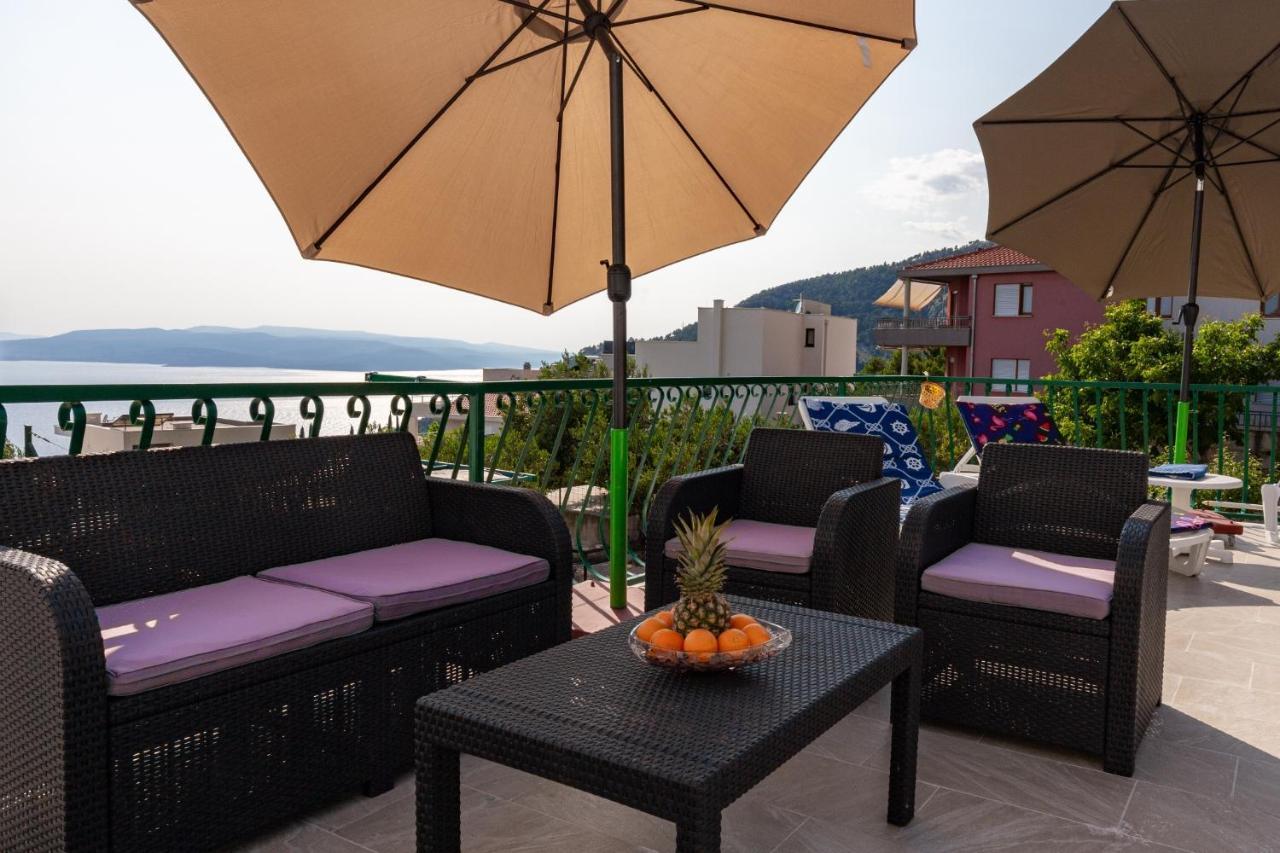 Navis Sea View Apartment With Pool Makarska Exterior foto
