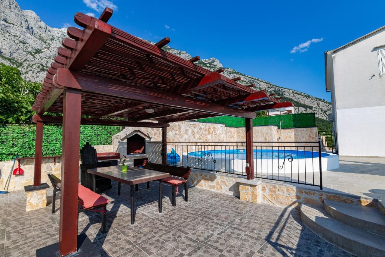 Navis Sea View Apartment With Pool Makarska Exterior foto