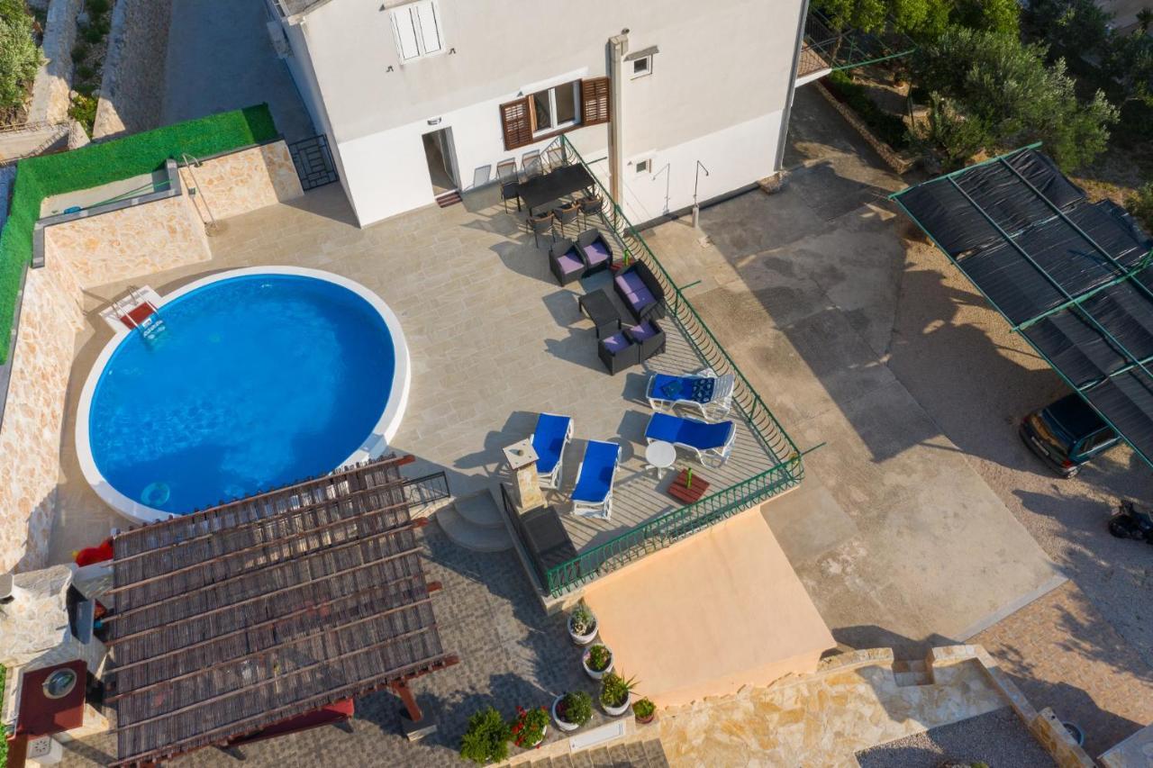 Navis Sea View Apartment With Pool Makarska Exterior foto